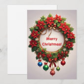 クリスマスの花輪 (正面/裏面)