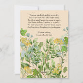 クリスマスの花輪 水彩 シーズンカード (裏面)