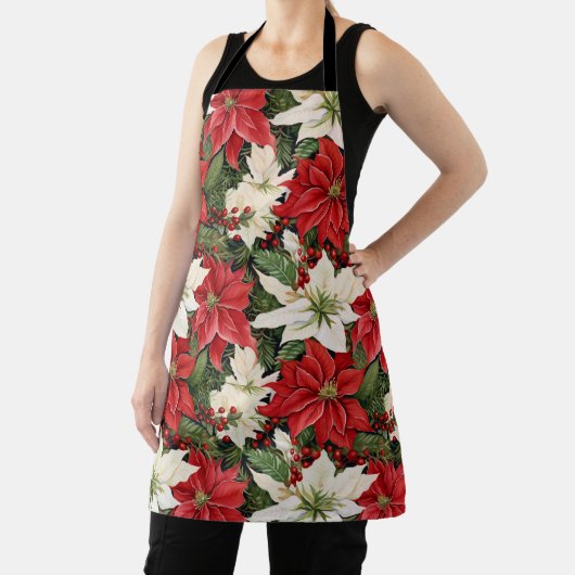 クリスマスの花 エプロン (インサイチュ)