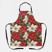 クリスマスの花 エプロン (正面)