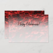 クリスマスの花 オリジナル写真 おめでとう ノートカード (正面/裏面)