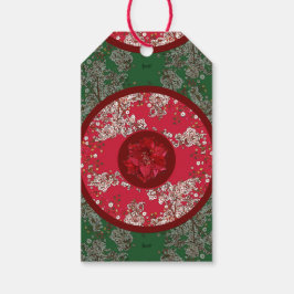 クリスマスの花 ギフトタグ
