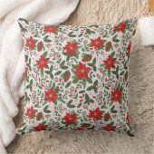 クリスマスの花 クッション (ブランケット)