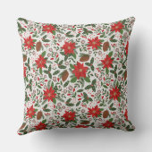 クリスマスの花 クッション (裏面)