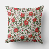 クリスマスの花 クッション (正面)