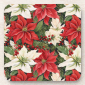 クリスマスの花 コースター (正面)
