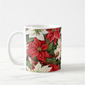 クリスマスの花 コーヒーマグカップ (左)