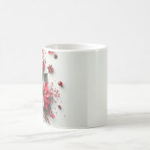 クリスマスの花 コーヒーマグカップ (中央)