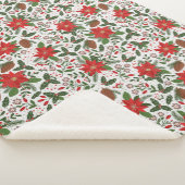 クリスマスの花 シェルパブランケット (3/4)