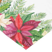 クリスマスの花 ショートテーブルランナー (コーナー)