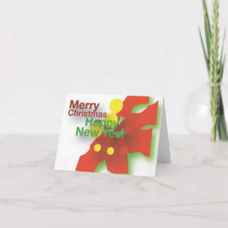 クリスマスの花 シーズンカード