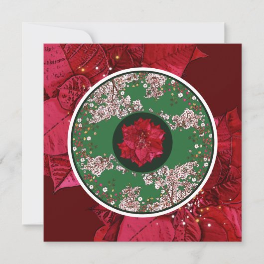 クリスマスの花 シーズンカード (正面)