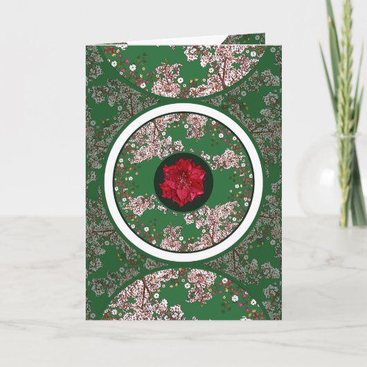 クリスマスの花 シーズンカード (正面)