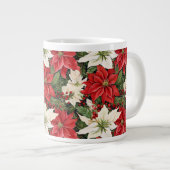 クリスマスの花 ジャンボコーヒーマグカップ (正面右)