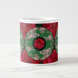 クリスマスの花 ジャンボコーヒーマグカップ