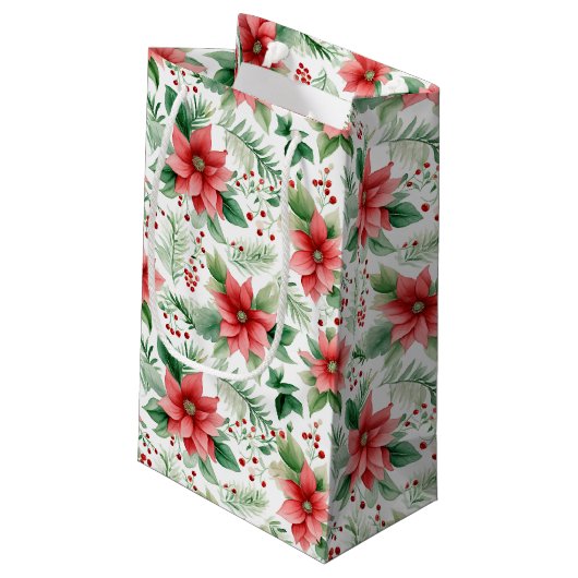 クリスマスの花 スモールペーパーバッグ (裏面アングル)