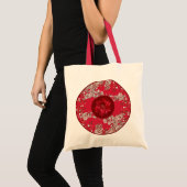クリスマスの花 トートバッグ (正面(商品))
