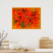 クリスマスの花 ポスター (キッチン)