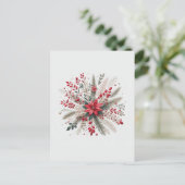クリスマスの花 ポストカード (スタンド正面)