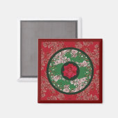 クリスマスの花 マグネット (正面/裏面)
