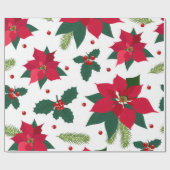 クリスマスの花 ラッピングペーパー (フラット)