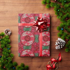 クリスマスの花 ラッピングペーパー