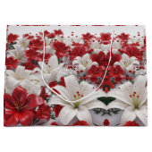 クリスマスの花 ラージペーパーバッグ (正面)