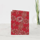 クリスマスの花 招待状 (裏面)