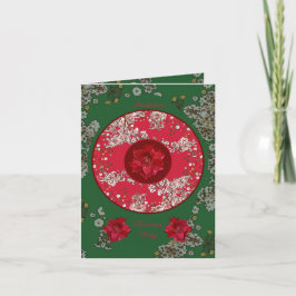 クリスマスの花 招待状