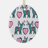 クリスマスの芸術 セラミックオーナメント (右)