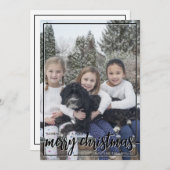 クリスマスの華やかな写真をお望み シーズンカード (正面/裏面)