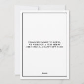 クリスマスの華やかな写真をお望み シーズンカード (裏面)