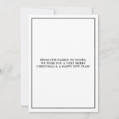 クリスマスの華やかな写真をお望み シーズンカード (裏面)