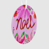 クリスマスの葉-ノエル オーナメント (正面)