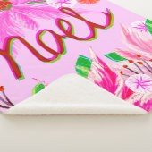 クリスマスの葉-ノエル シェルパブランケット (3/4)