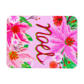 クリスマスの葉 – ノエル マグネット (横)