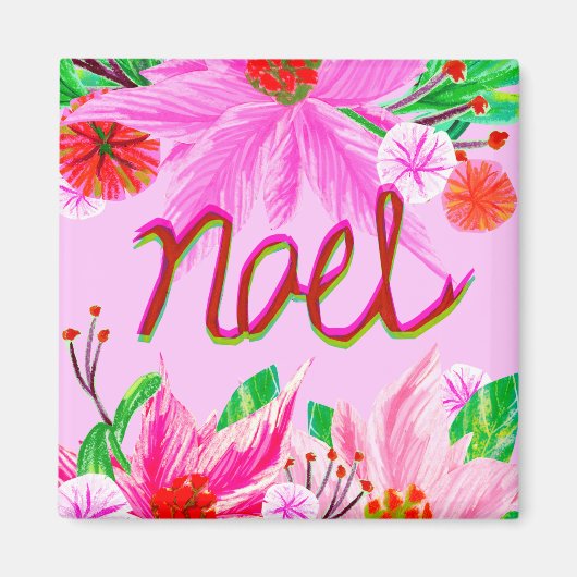 クリスマスの葉 – ノエル マグネット (正面)