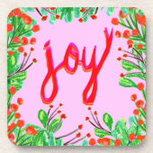 クリスマスの葉 – Joy コースター (正面)