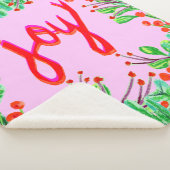 クリスマスの葉 – Joy シェルパブランケット (3/4)