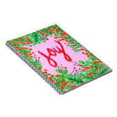 クリスマスの葉 – Joy ノートブック (右側)