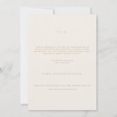 クリスマスの葉Pinecone日付カードを保存 案内状 (裏面)