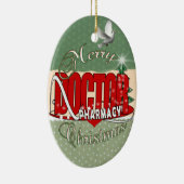 クリスマスの薬学の医者 セラミックオーナメント (右)