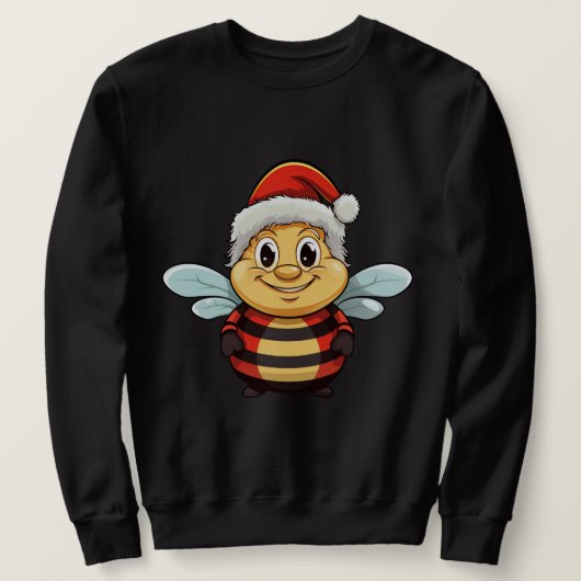 クリスマスの蜂 スウェットシャツ (デザイン正面)