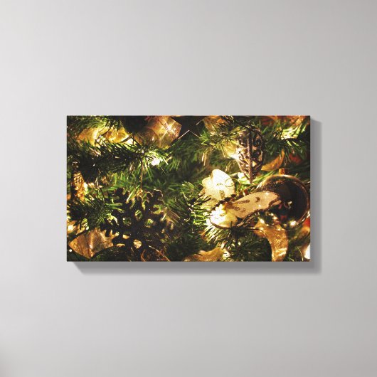 クリスマスの蝶 キャンバスプリント (正面)