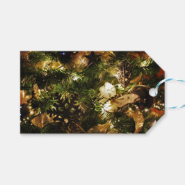 クリスマスの蝶 ギフトタグ