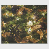 クリスマスの蝶 ラッピングペーパー (フラット)