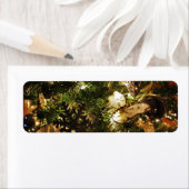 クリスマスの蝶 ラベル (インサイチュ)