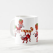 クリスマスの蟻 コーヒーマグカップ (正面左)