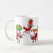 クリスマスの蟻 コーヒーマグカップ (左)
