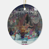 クリスマスの街のショーウィンドウ オーナメント (左)